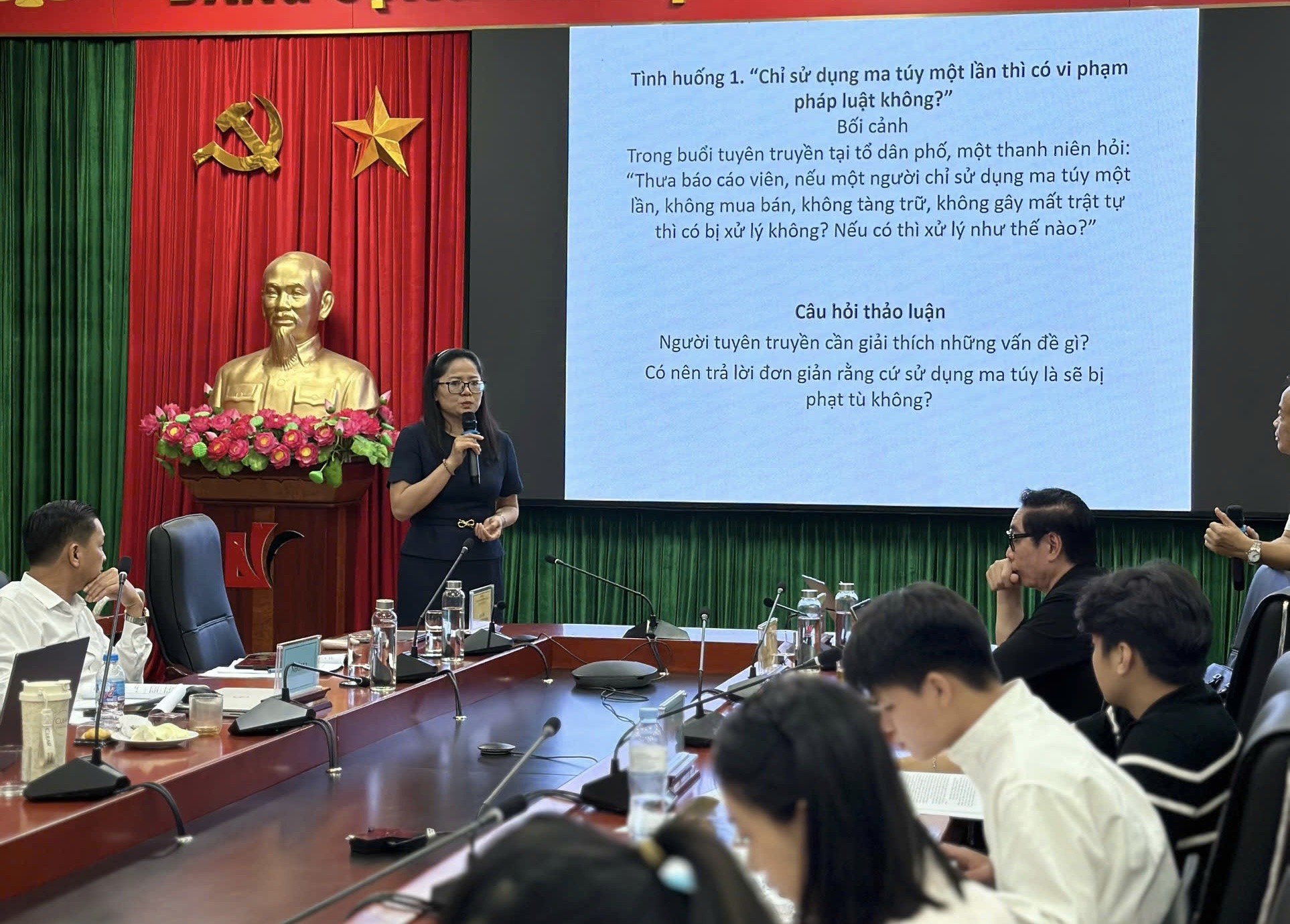 Tập huấn kỹ năng truyền đạt pháp luật về phòng, chống ma túy trong cộng đồng dành cho học viên