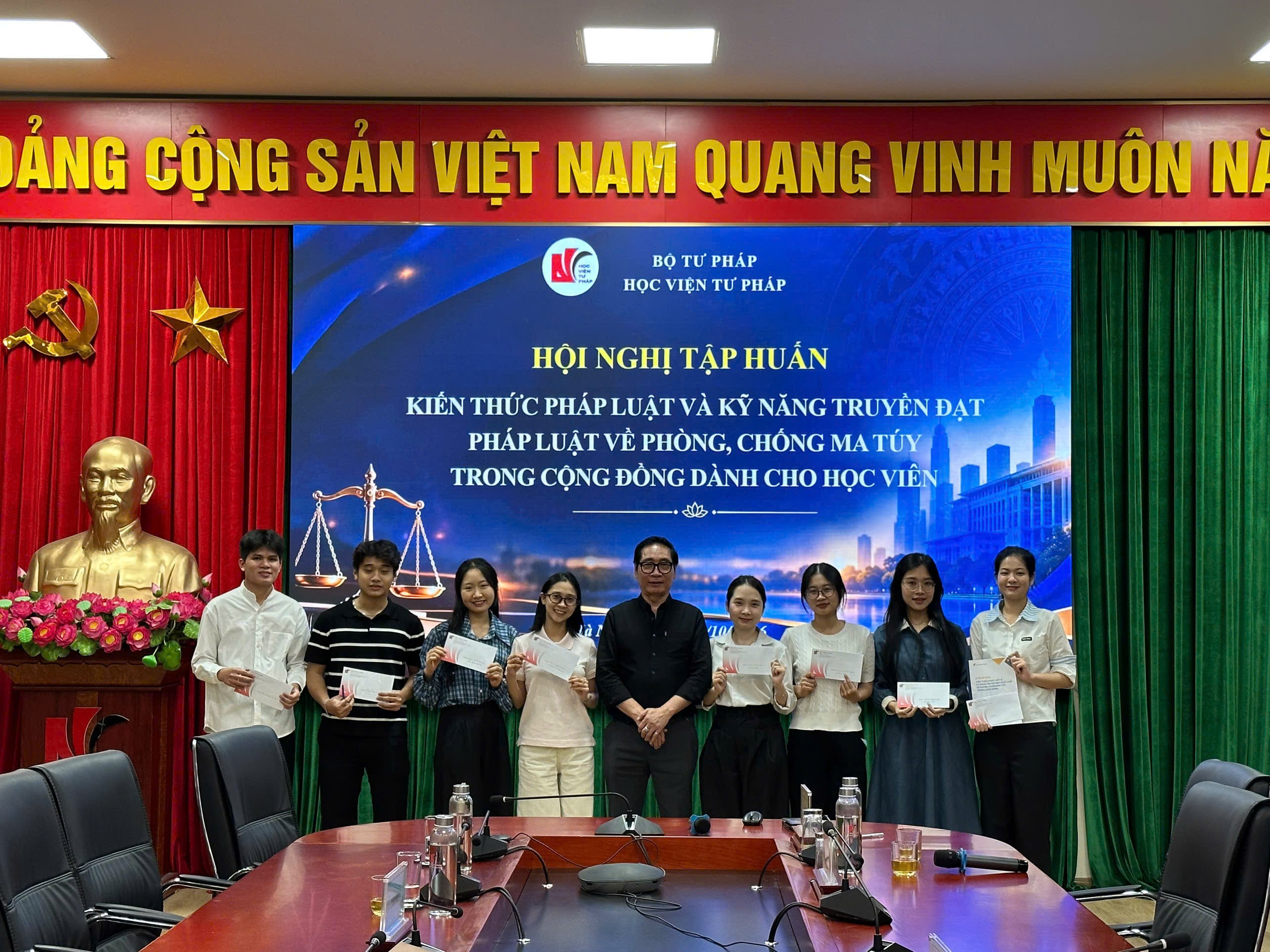 Tập huấn kỹ năng truyền đạt pháp luật về phòng, chống ma túy trong cộng đồng dành cho học viên