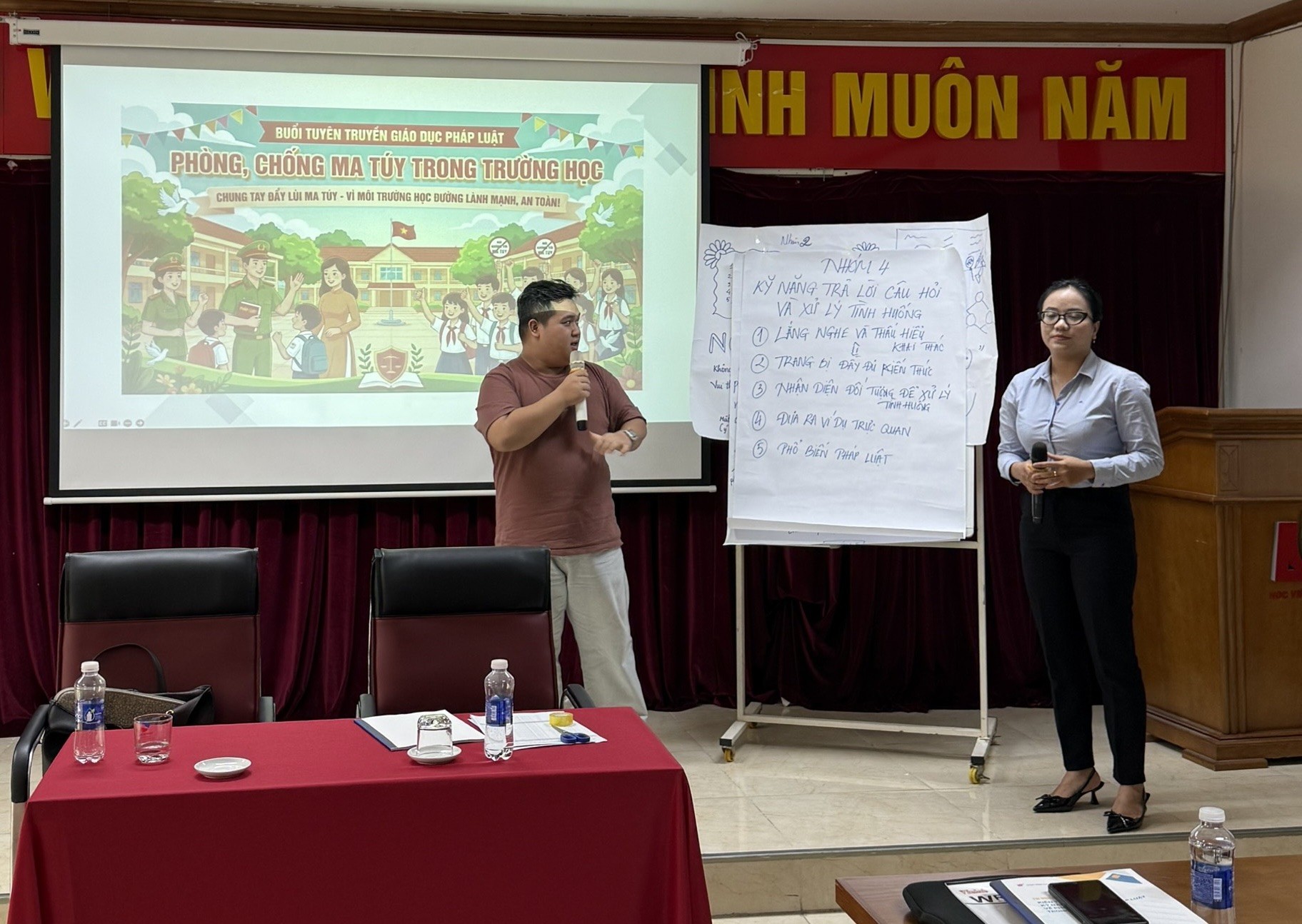Tập huấn kỹ năng truyền đạt pháp luật về phòng, chống ma túy trong cộng đồng dành cho học viên