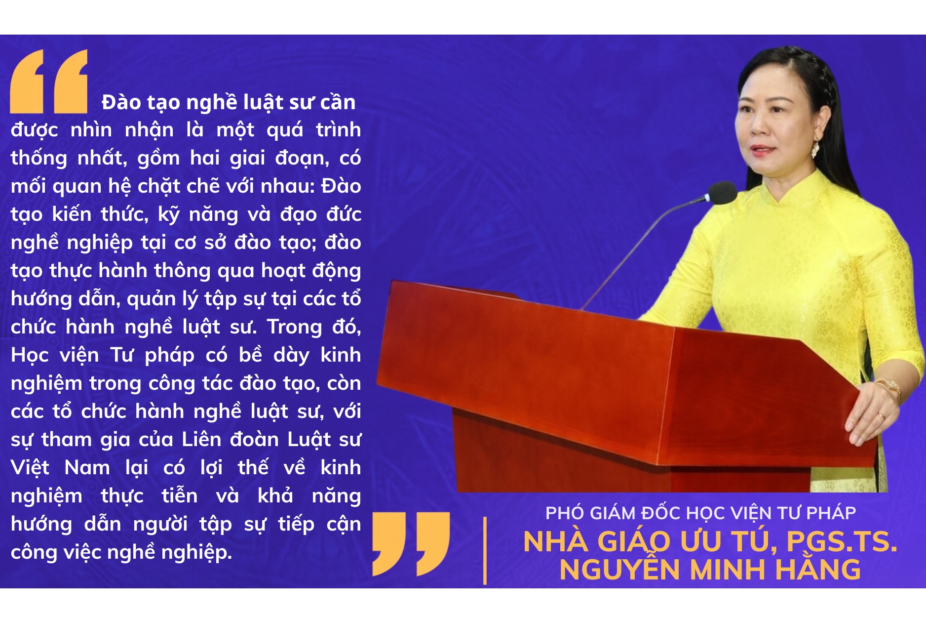 Đào tạo nghề luật sư cần gắn kết chặt chẽ giữa lý thuyết và thực tiễn