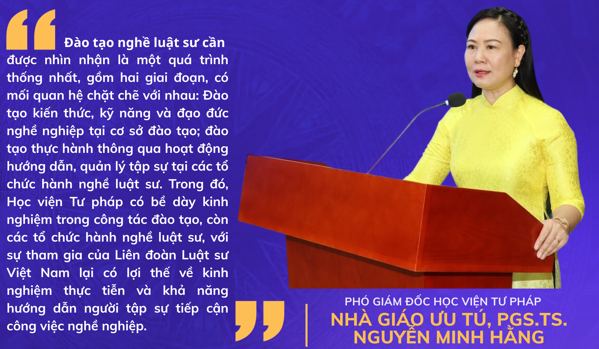 Đào tạo nghề luật sư cần gắn kết chặt chẽ giữa lý thuyết và thực tiễn