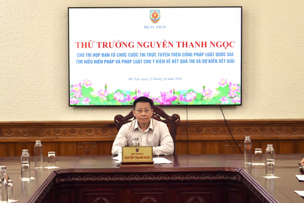 Hơn 845.000 người tham gia Cuộc thi trực tuyến trên Cổng Pháp luật quốc gia Tìm hiểu Hiến pháp và pháp luật
