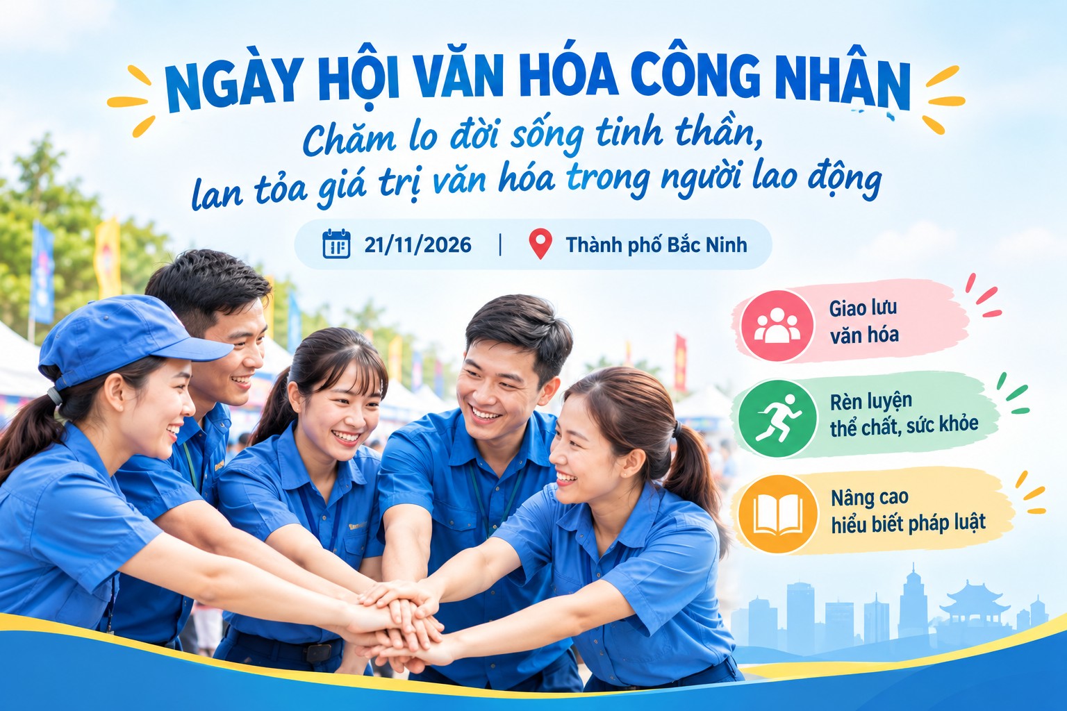 Ngày hội Văn hóa công nhân: Lan tỏa giá trị văn hóa, chăm lo đời sống tinh thần cho người lao động
