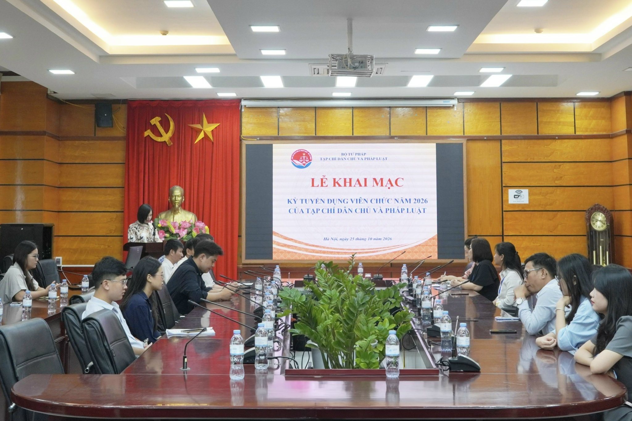 Khai mạc Kỳ tuyển dụng viên chức năm 2026 của Tạp chí Dân chủ và Pháp luật