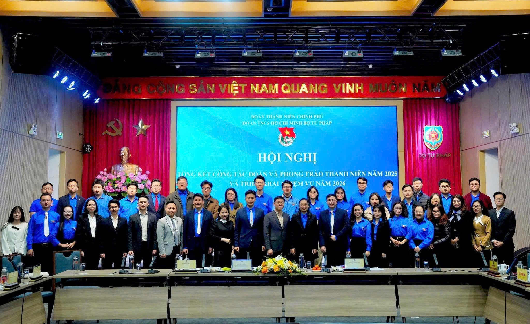 Đảng ủy Bộ Tư pháp ban hành Nghị quyết về tăng cường sự lãnh đạo đối với công tác Đoàn và phong trào thanh niên giai đoạn 2026 - 2030