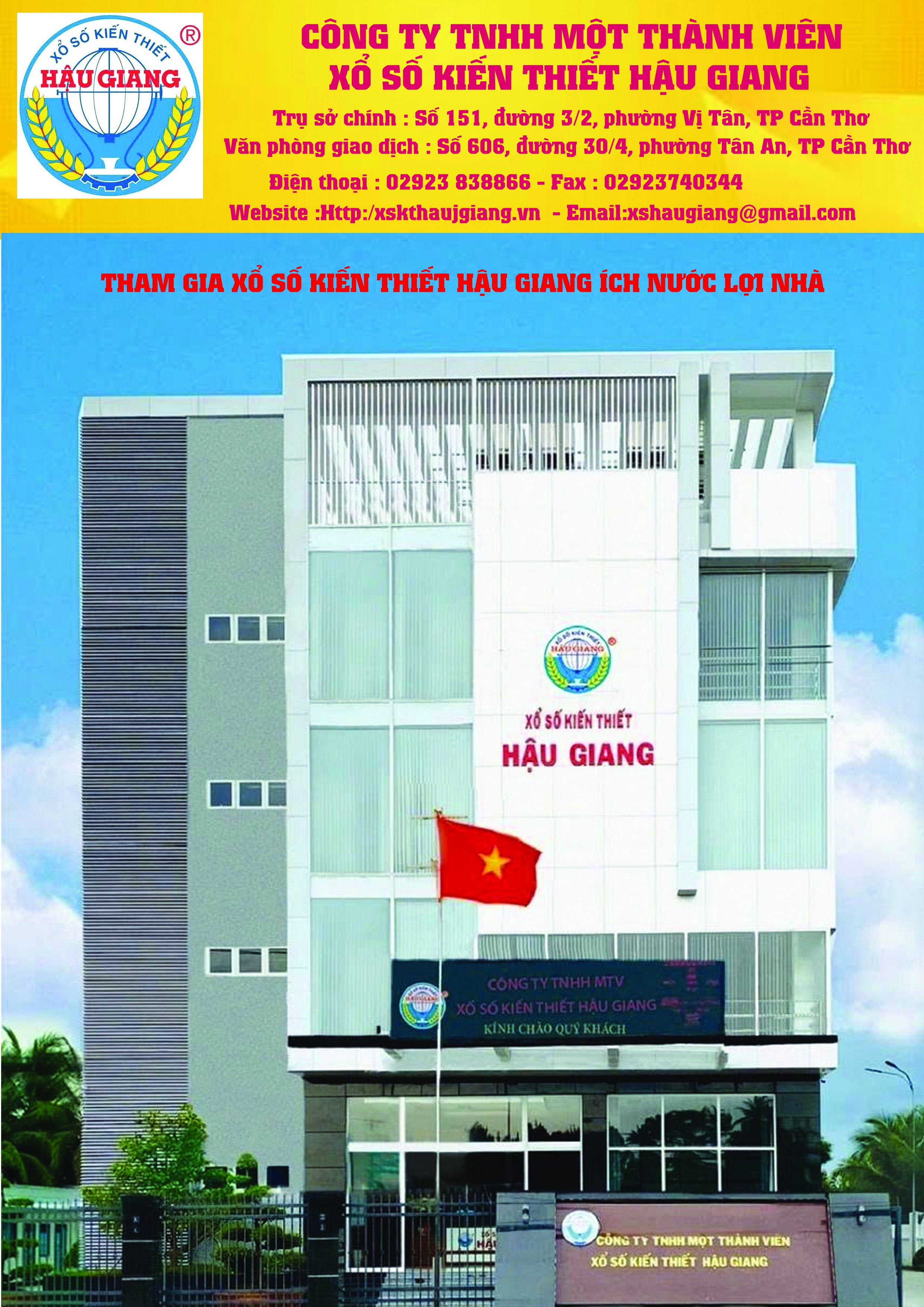 Công ty TNHH Một thành viên Xổ số kiến thiết Hậu Giang