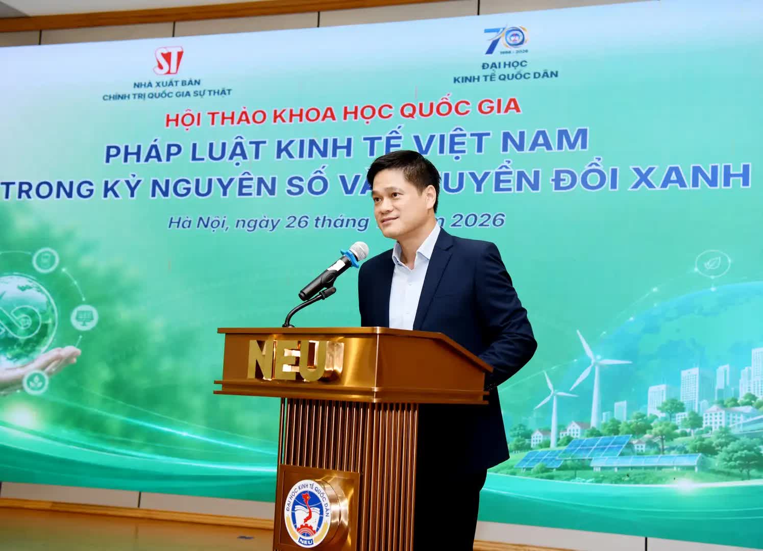 Hoàn thiện pháp luật kinh tế đáp ứng yêu cầu chuyển đổi số và chuyển đổi xanh