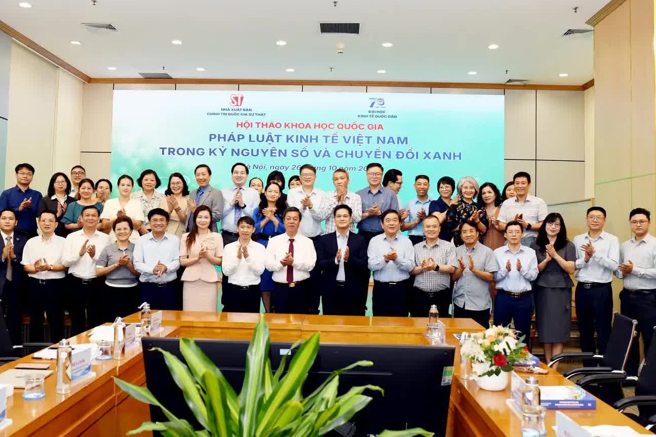 Hoàn thiện pháp luật kinh tế đáp ứng yêu cầu chuyển đổi số và chuyển đổi xanh