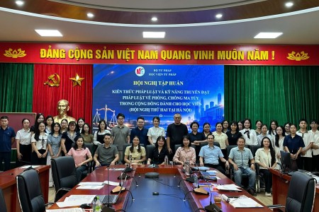 Hội nghị thứ hai tại Hà Nội về “Bồi dưỡng kiến thức pháp luật và kỹ năng truyền đạt pháp luật về phòng, chống ma túy trong cộng đồng”
