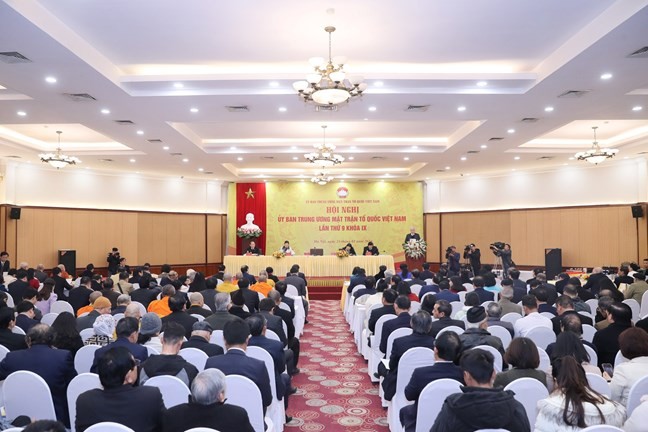 Ủy viên Bộ Chính trị, Thường trực Ban Bí thư, Trưởng ban Tổ chức Trung ương Trương Thị Mai phát biểu tại Hội nghị. Ảnh: Quang Vinh.