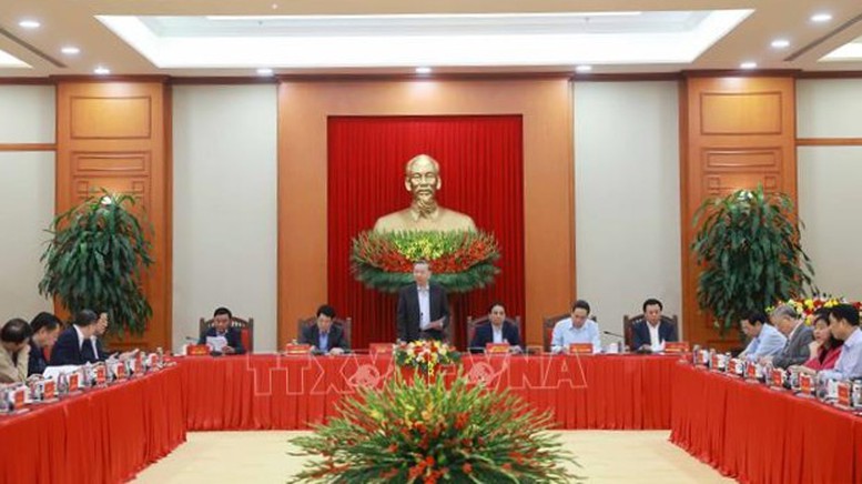 Tổng Bí thư Tô Lâm chủ trì cuộc họp Tiểu ban Văn kiện Đại hội XIV của Đảng- Ảnh 2.