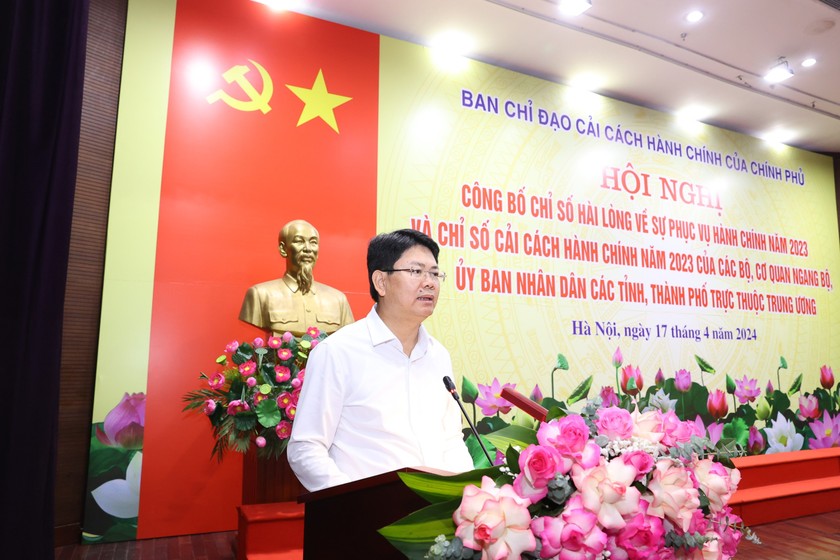 Năm 2023 là năm thứ 12 liên tiếp Bộ Nội vụ phối hợp với các Bộ, ngành, địa phương và các cơ quan liên quan triển khai xác định, công bố Chỉ số cải cách hành chính của các Bộ, các tỉnh. (Nguồn ảnh: Chinhphu.vn).