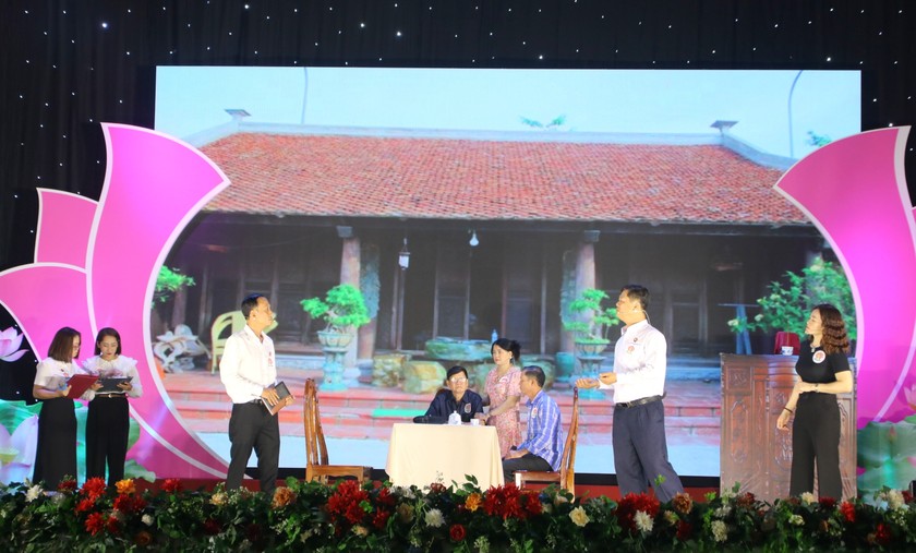 Phần thi tiểu phẩm của đội Quảng Trị. ảnh 12