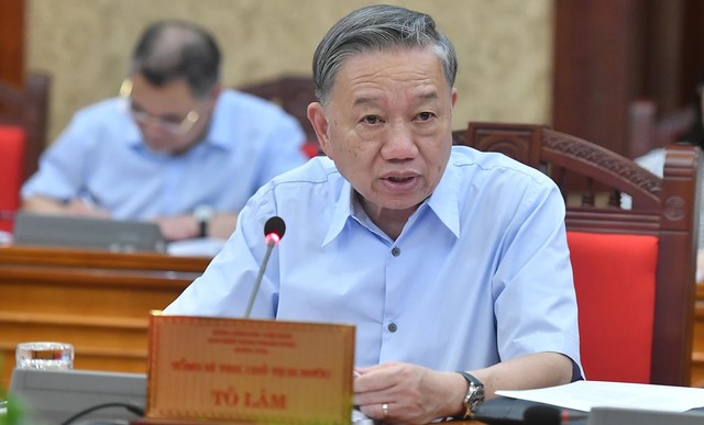 Tổng Bí thư, Chủ tịch nước Tô Lâm chủ trì họp Bộ Chính trị, Ban Bí thư chỉ đạo khắc phục hậu quả bão số 3- Ảnh 1.