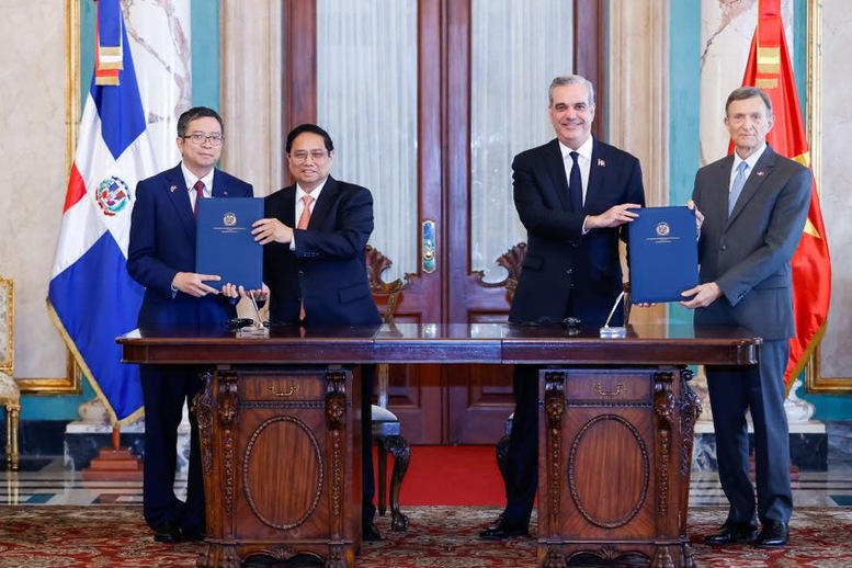 Thủ tướng Phạm Minh Chính hội đàm với Tổng thống Cộng hòa Dominica- Ảnh 6.