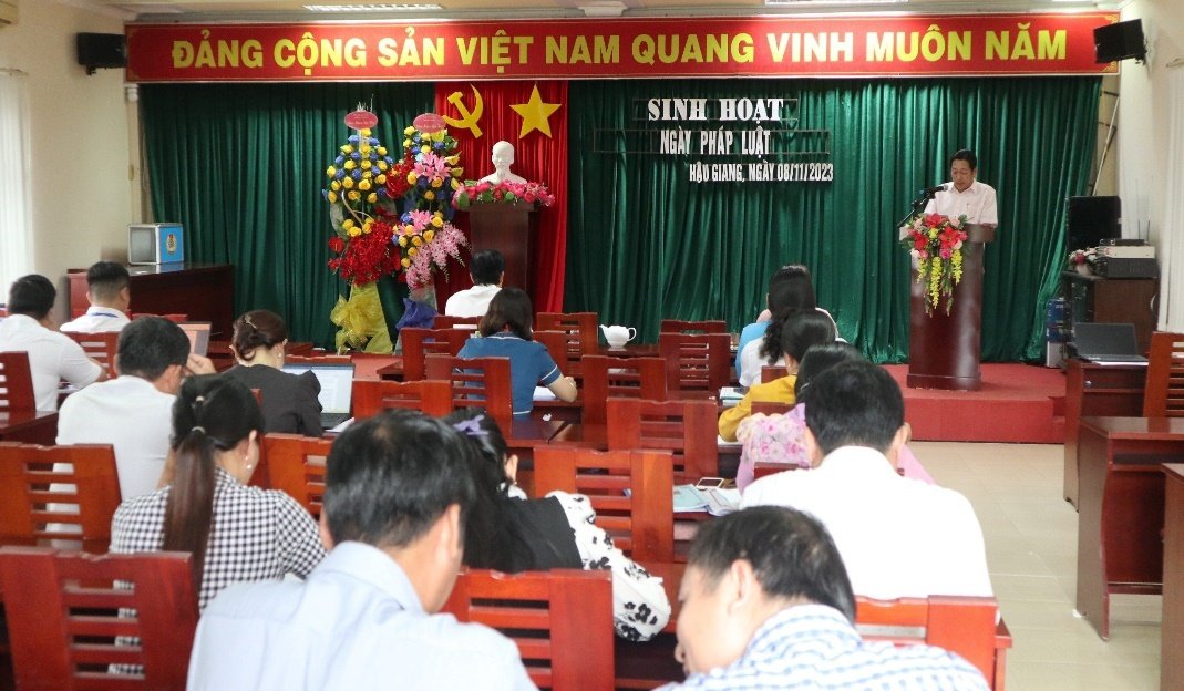 10 năm thi hành Luật Hòa giải ở cơ sở trên địa bàn tỉnh Hậu Giang
