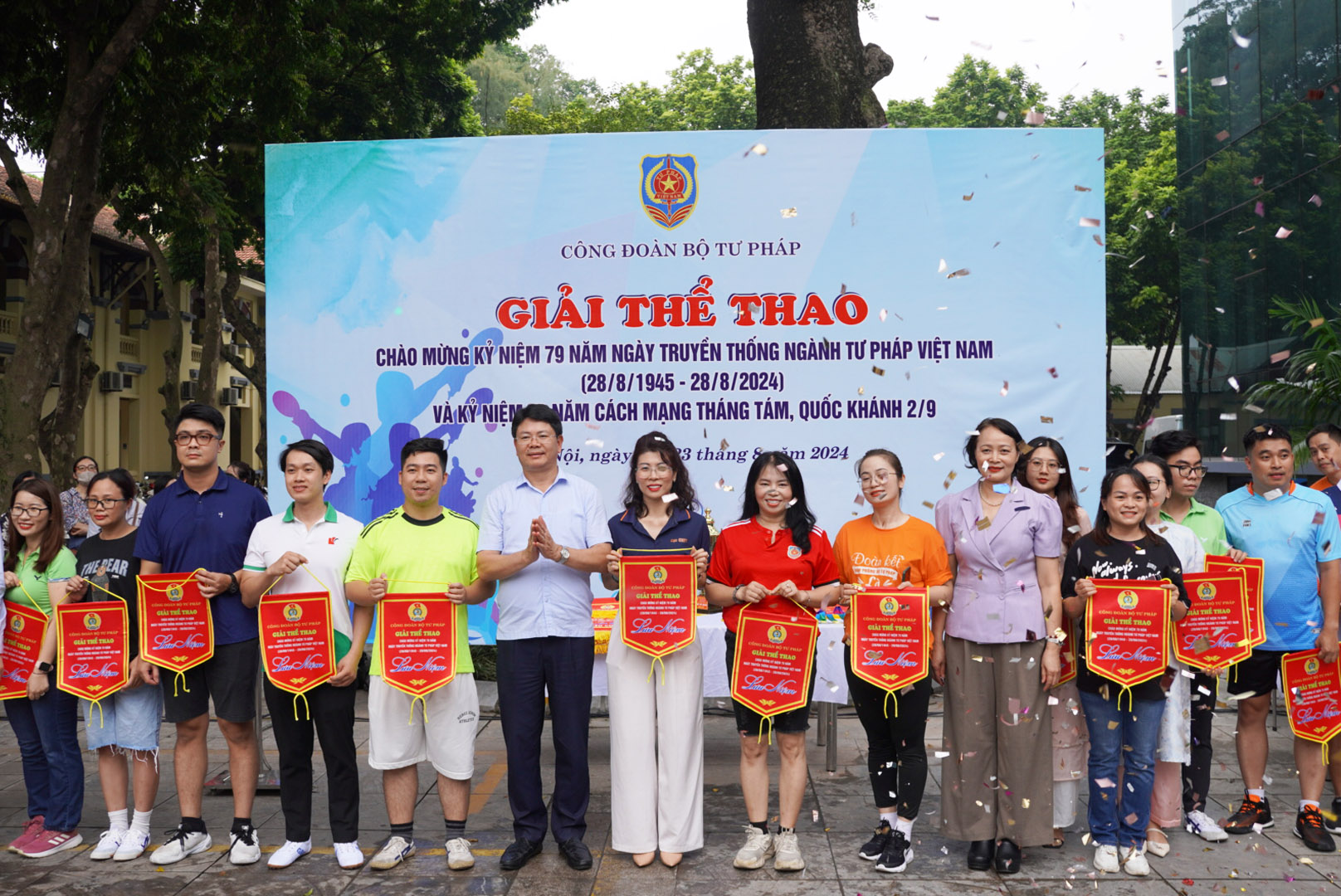 Giải thể thao chào mừng kỷ niệm 79 năm Ngày truyền thống Ngành Tư pháp Việt Nam (28/8/1945 - 28/8/2024)