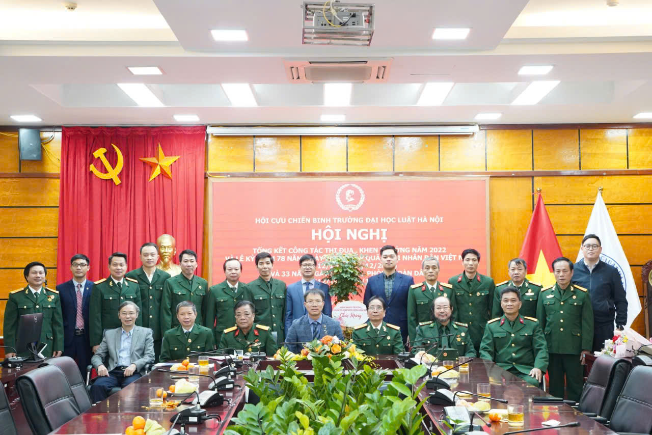 Hội Cựu chiến binh Trường ĐH Luật Hà Nội - “Bộ đội Cụ Hồ” trên mặt trận GD - ĐT pháp luật, góp phần quan trọng vào quá trình xây dựng và phát triển nhà trường trong 45 năm qua!