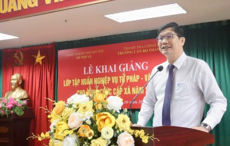 Tập huấn nghiệp vụ tư pháp - văn phòng cho công chức cấp xã nhằm đáp ứng yêu cầu xây dựng chính quyền địa phương 02 cấp